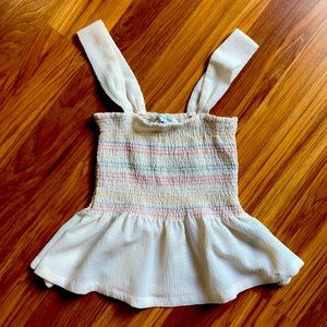 Madewell smocked top